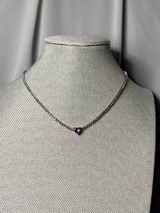 Choker Strass +Cuore