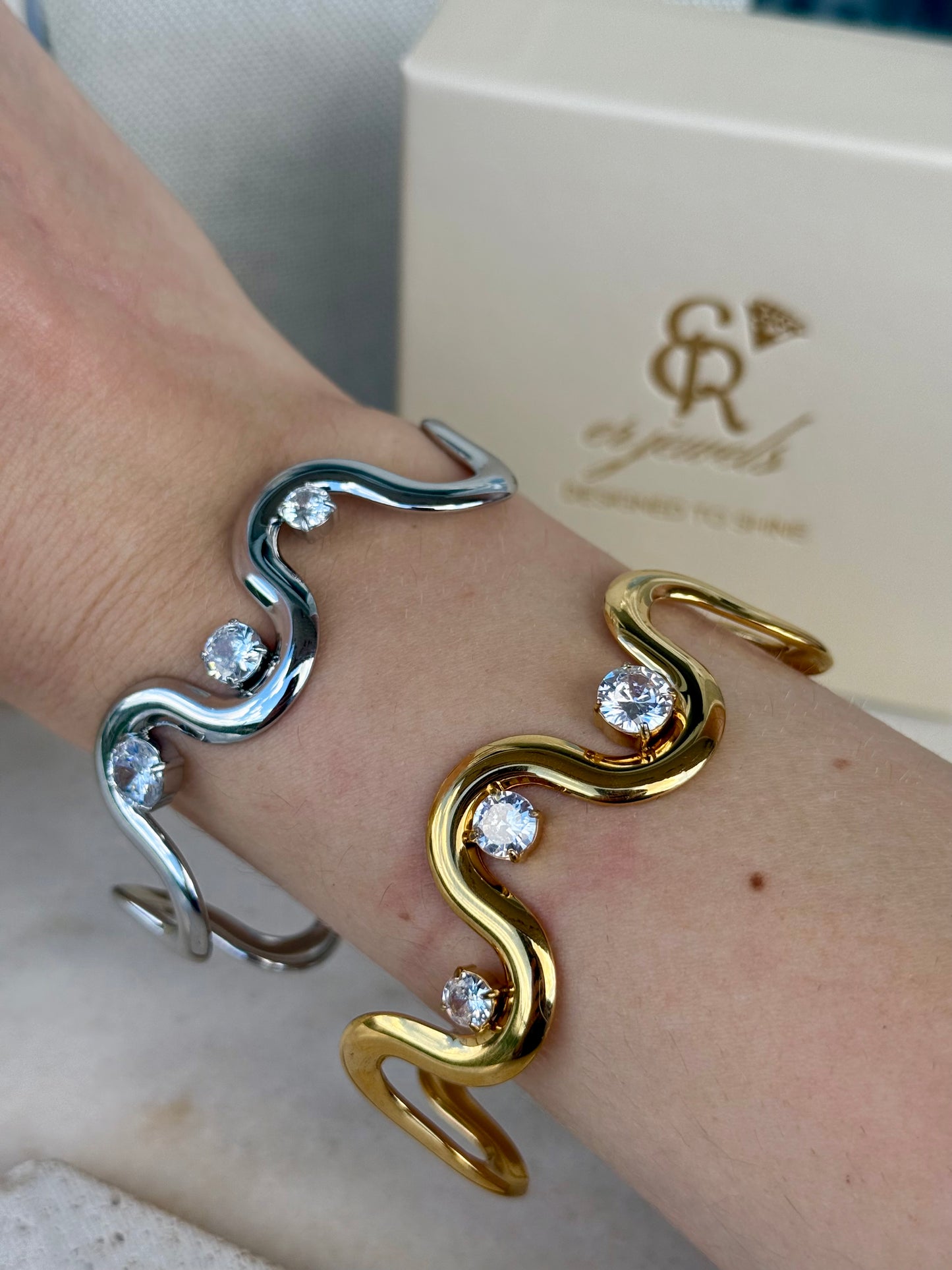 Bracciale Diamond Wave