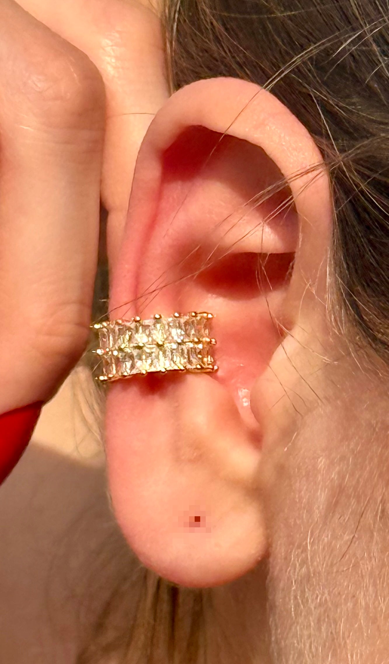 Earcuff Block Shine