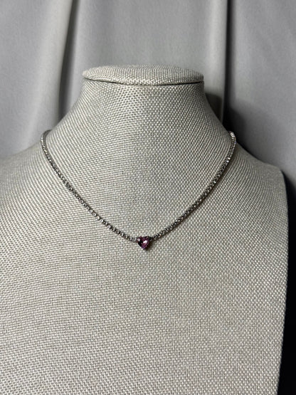 Choker Strass +Cuore