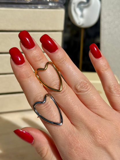 Anello Minimal Heart