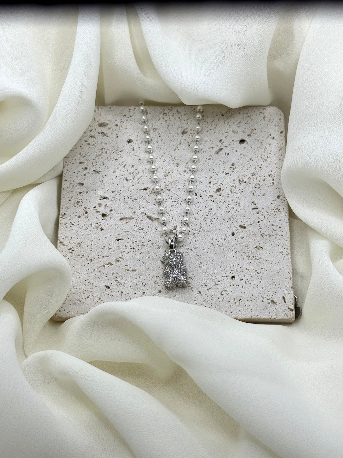 Collana Teddy Pearl