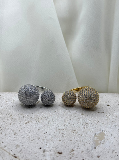 Anello Duo Sphere
