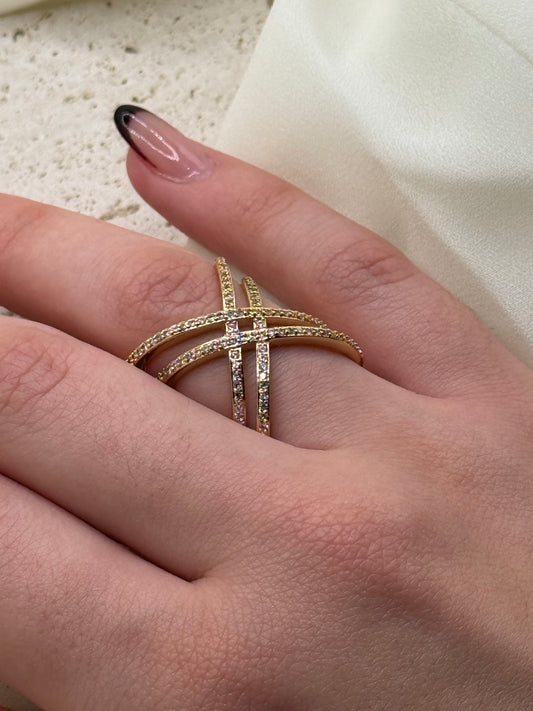 Anello Double X