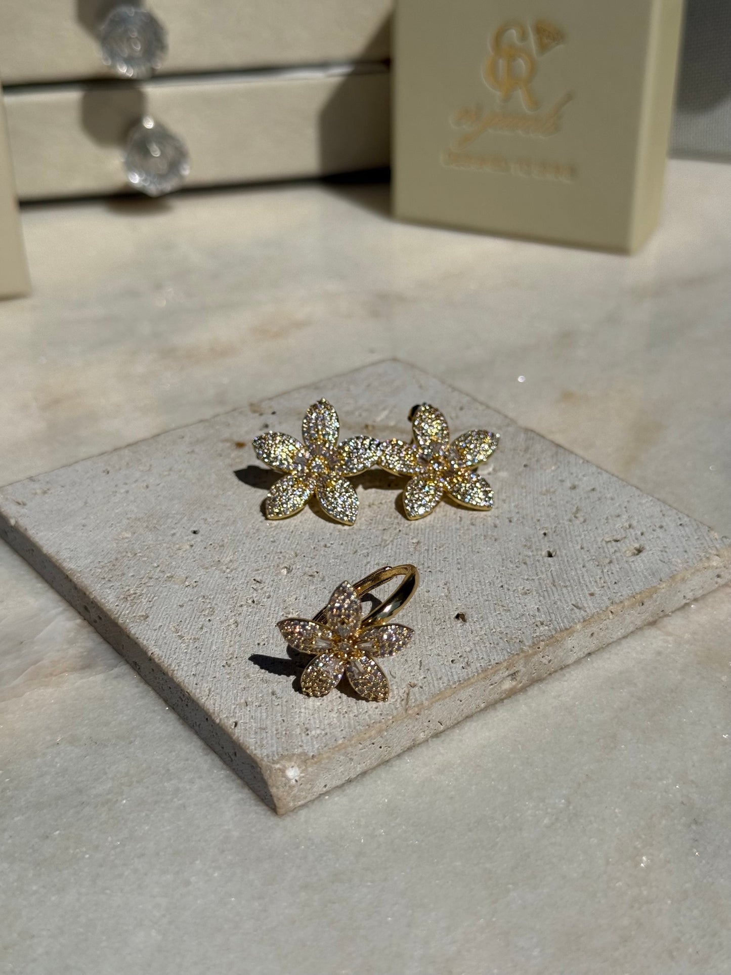 Set Diamond Blossom