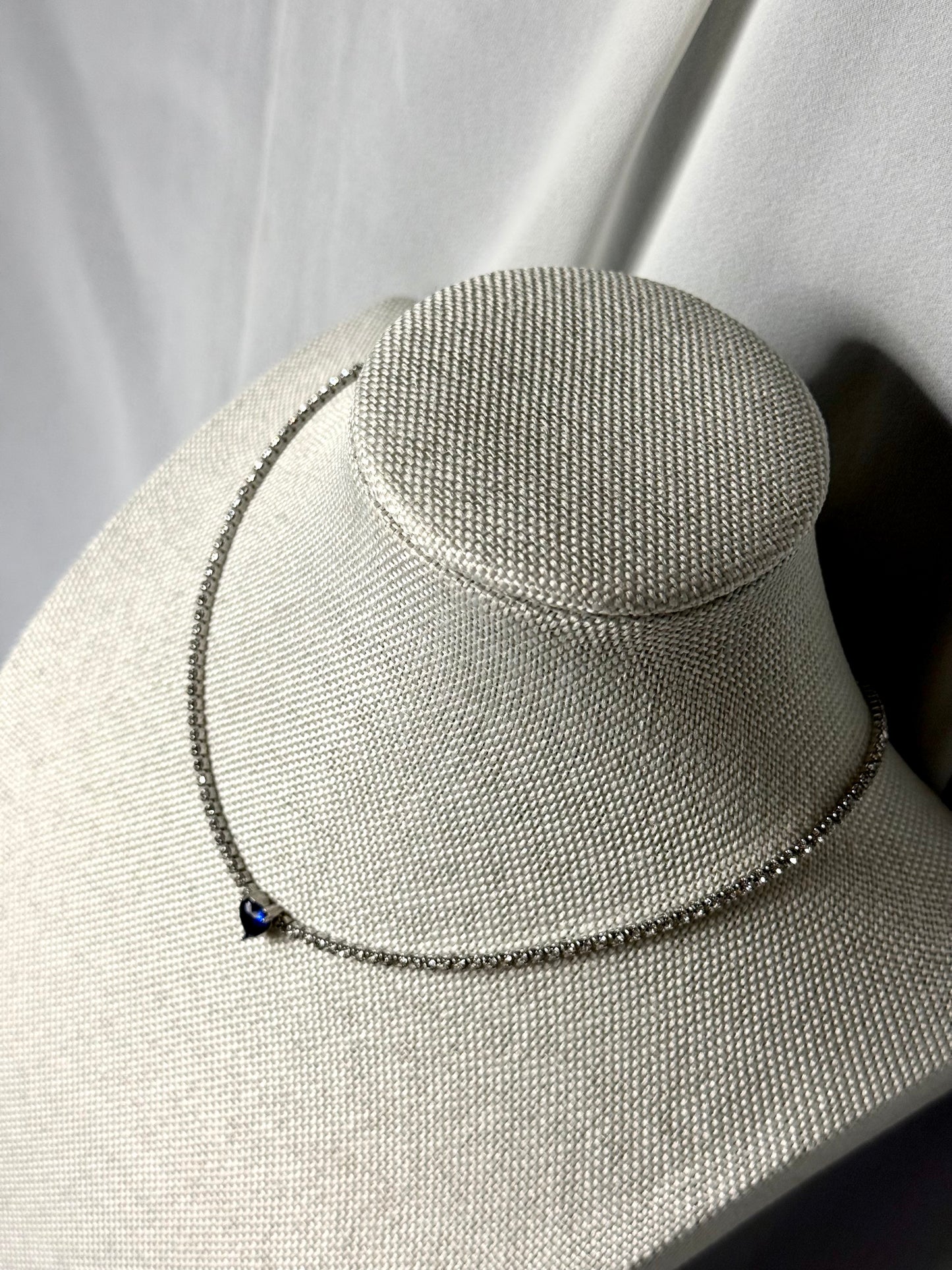 Choker Strass +Cuore