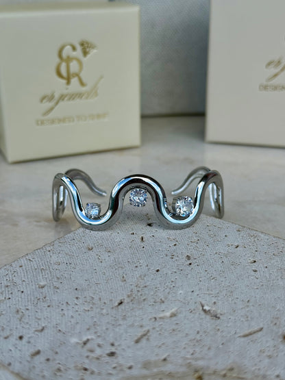 Bracciale Diamond Wave