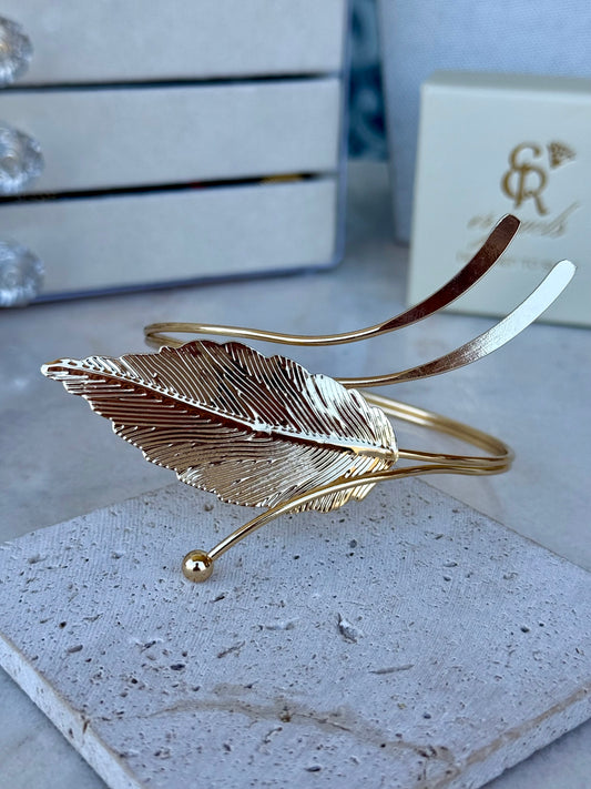 Arm Cuff Feuille D’Or
