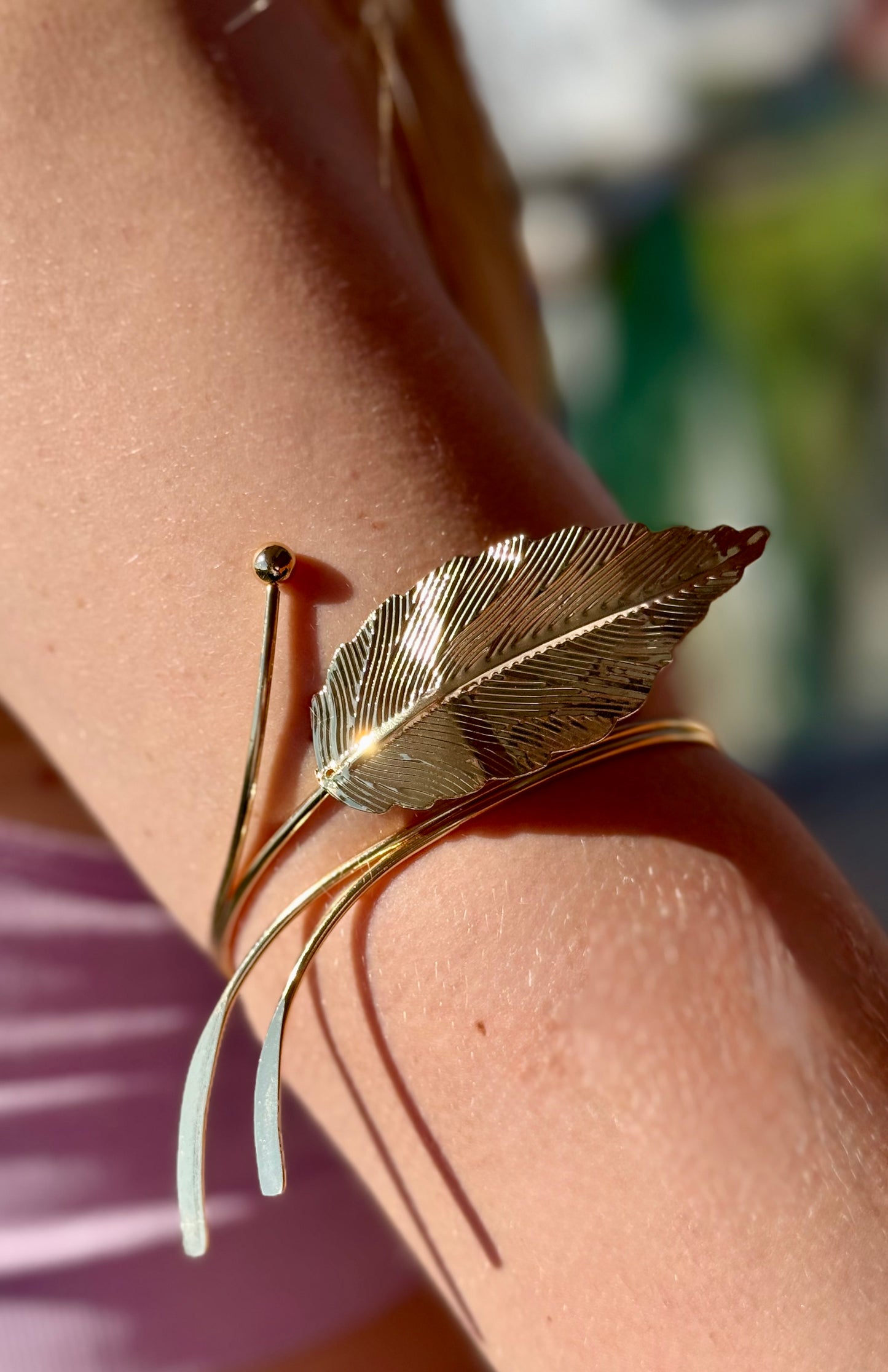 Arm Cuff Feuille D’Or