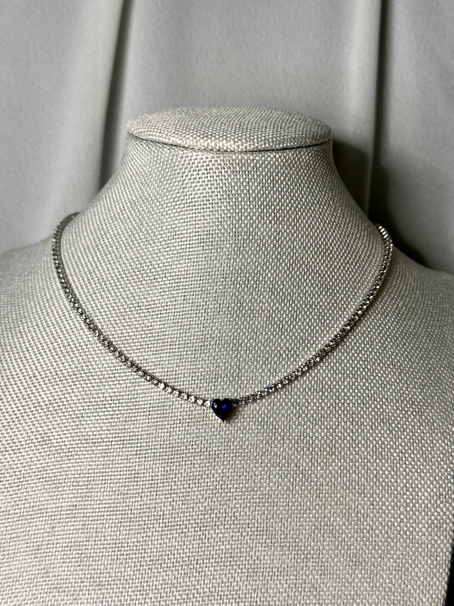 Choker Strass +Cuore