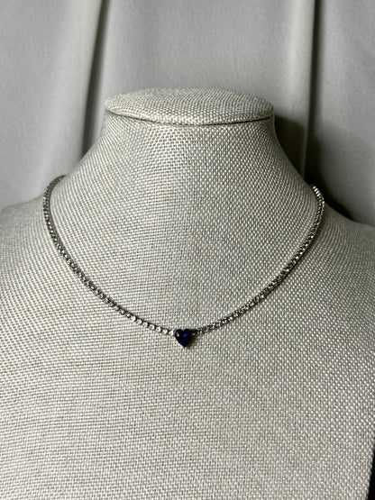 Choker Strass +Cuore