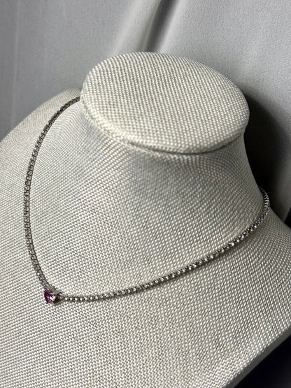 Choker Strass +Cuore