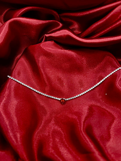 Choker Strass +Cuore