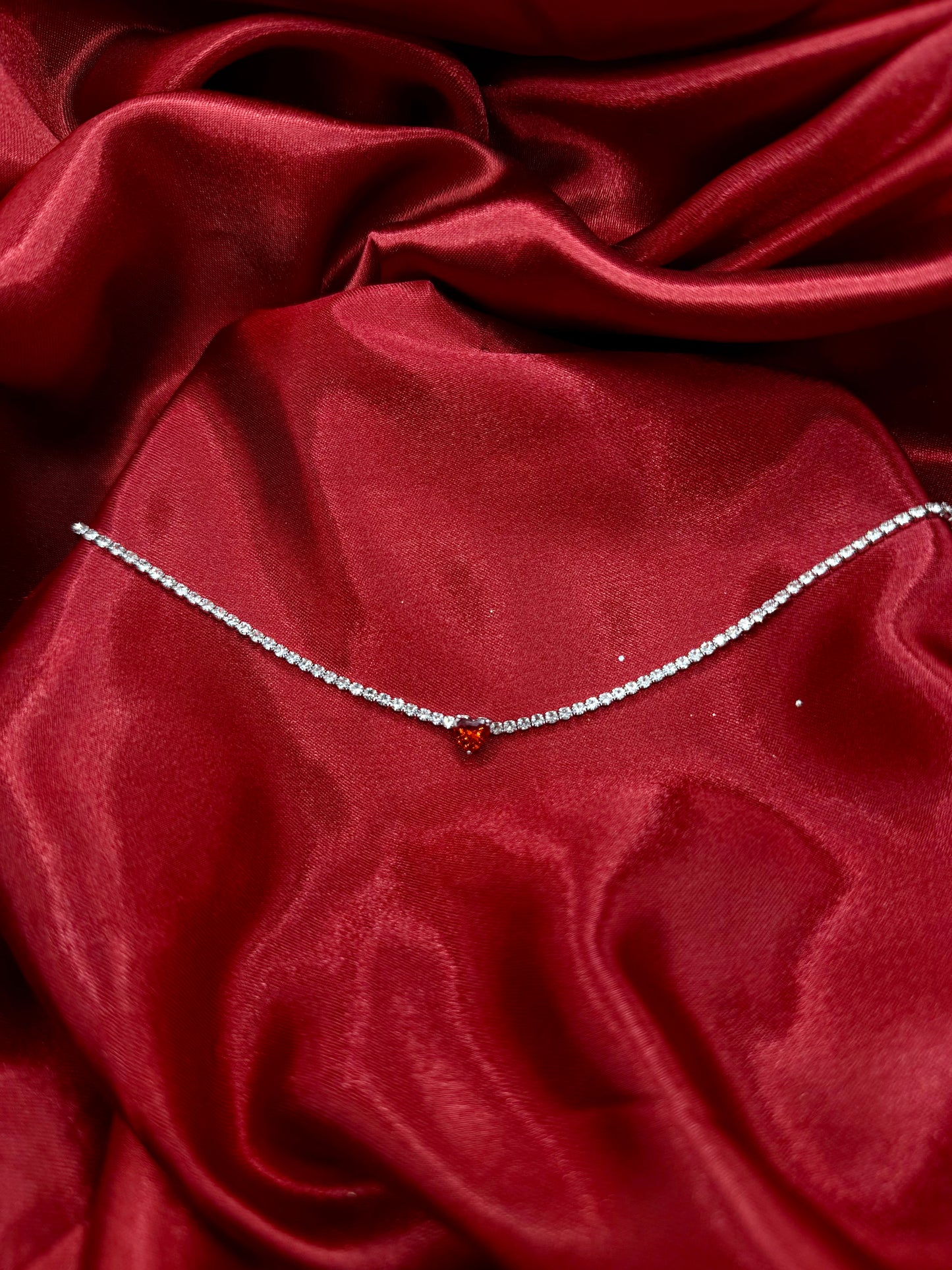 Choker Strass +Cuore