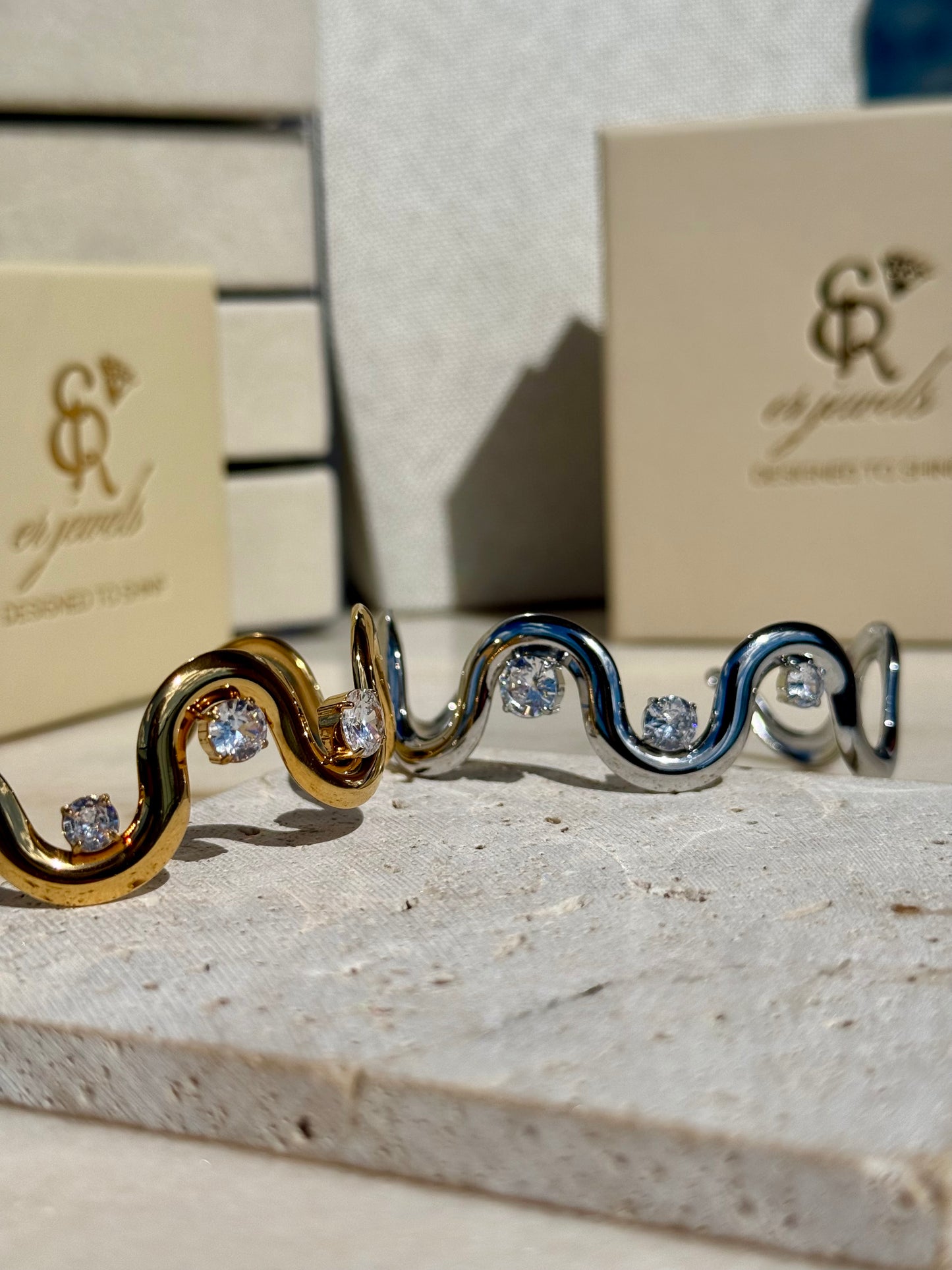 Bracciale Diamond Wave