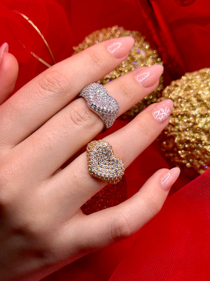Anello Ice Heart