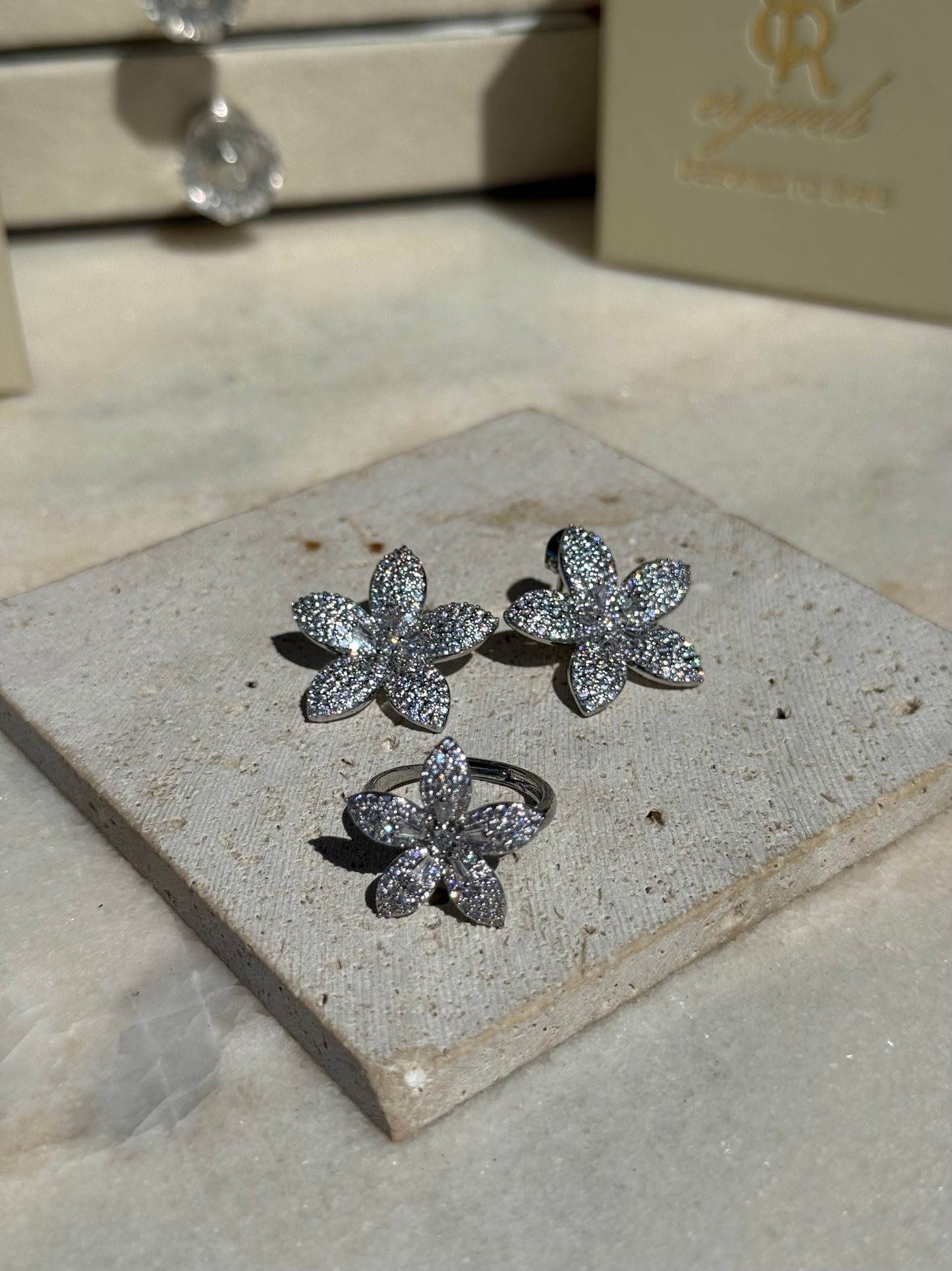 Set Diamond Blossom